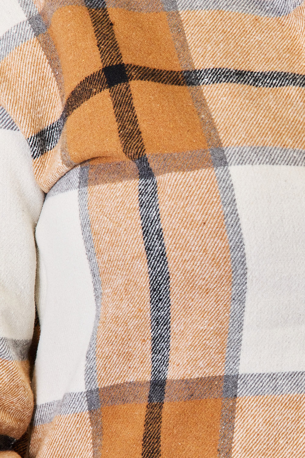 Relaxed Plaid Button-Up Shirt