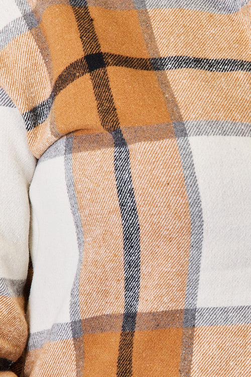 Relaxed Plaid Button-Up Shirt