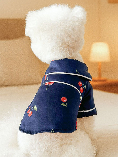Satin Cozy Pet Pajamas in Dusty Pink