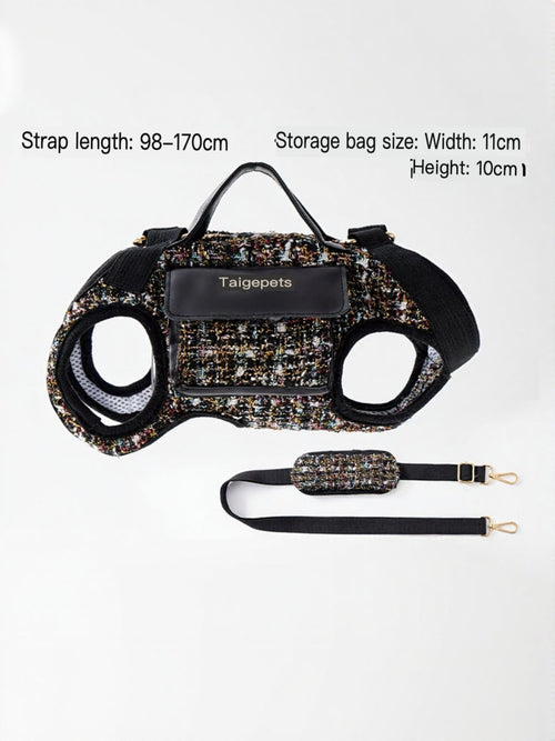 Tulle Pet Harness in Black