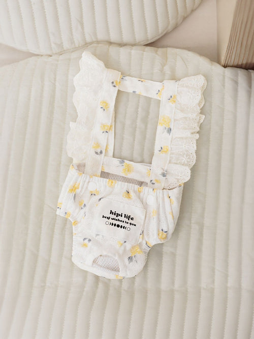 Pet Protective Underwear in White