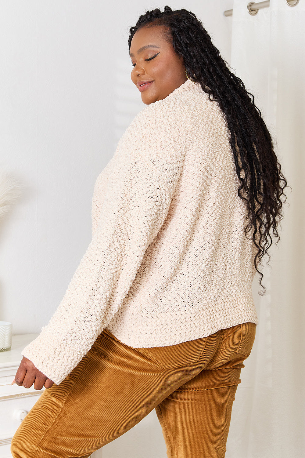 Open-Front Long-Sleeve Cardigan
