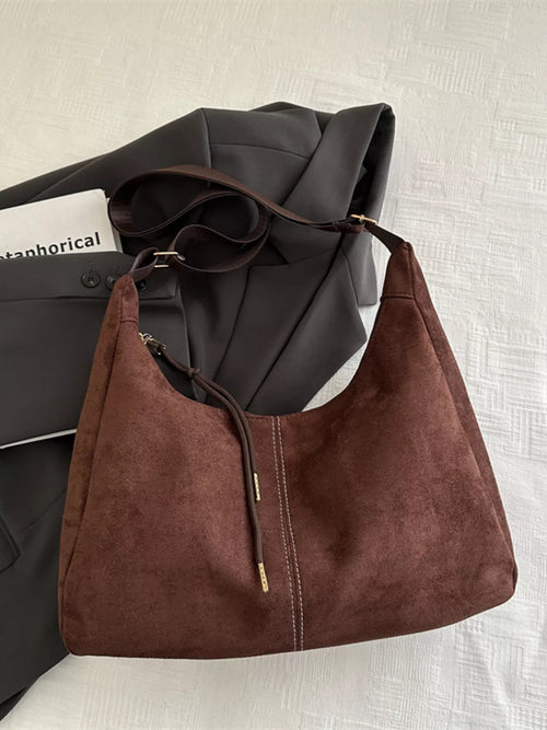 Suede Crossbody Bag