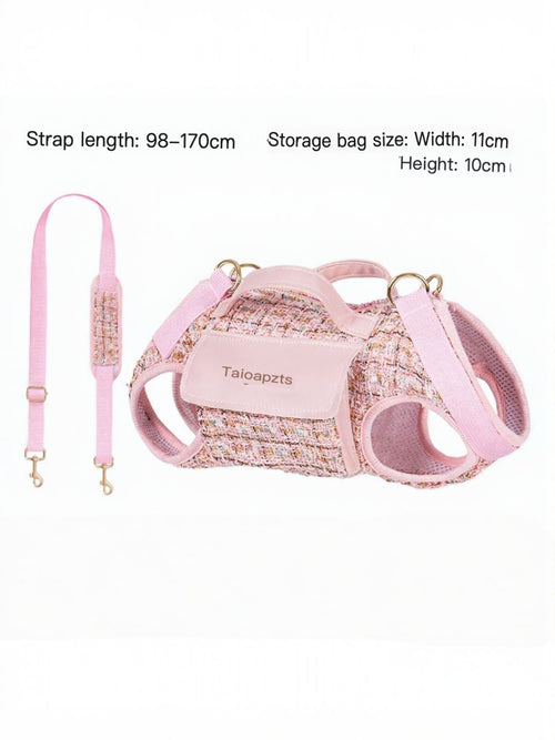 Tulle Pet Harness in Black