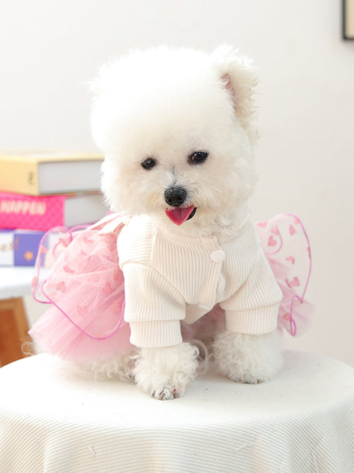 Pearl Pet Dress in Pink