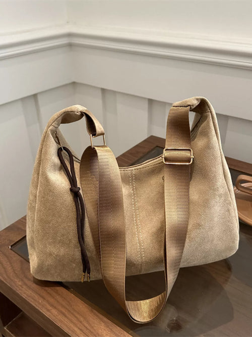 Suede Crossbody Bag